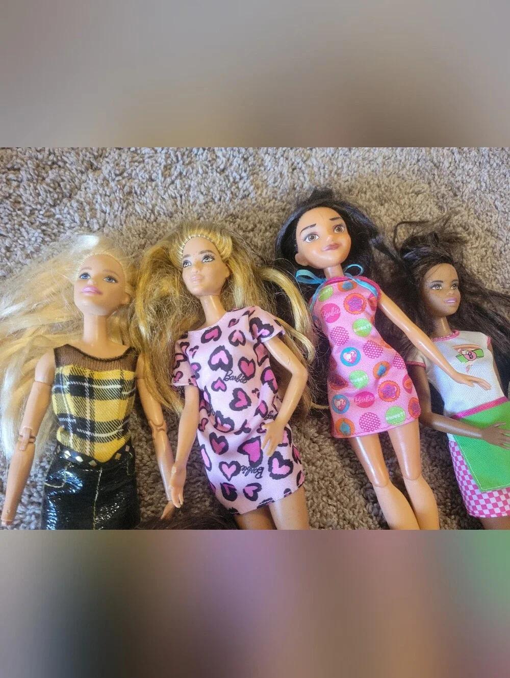 Barbie lot dolls